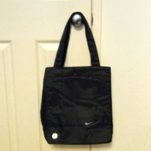 Nike Black Tote Waterproof Travel Shopping Carry-All Compact Bag